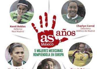 5 mujeres mexicanas rompiéndola en Europa