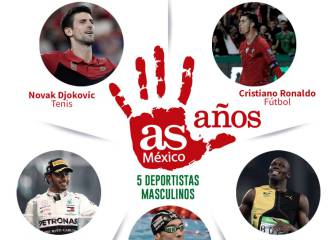 5 deportistas masculinos