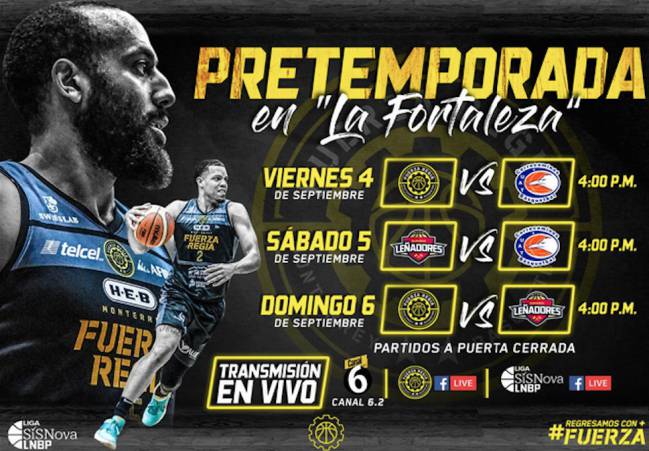 Partidos de pretemporada de Fuerza Regia