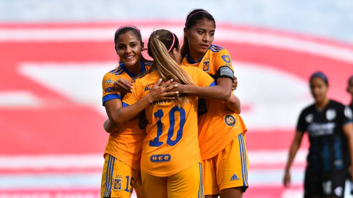 Tigres remonta al Querétaro y siguen imparables en el Guardianes 2020