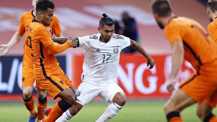 1x1 de México contra Holanda: gran partido de 'Tecatito'