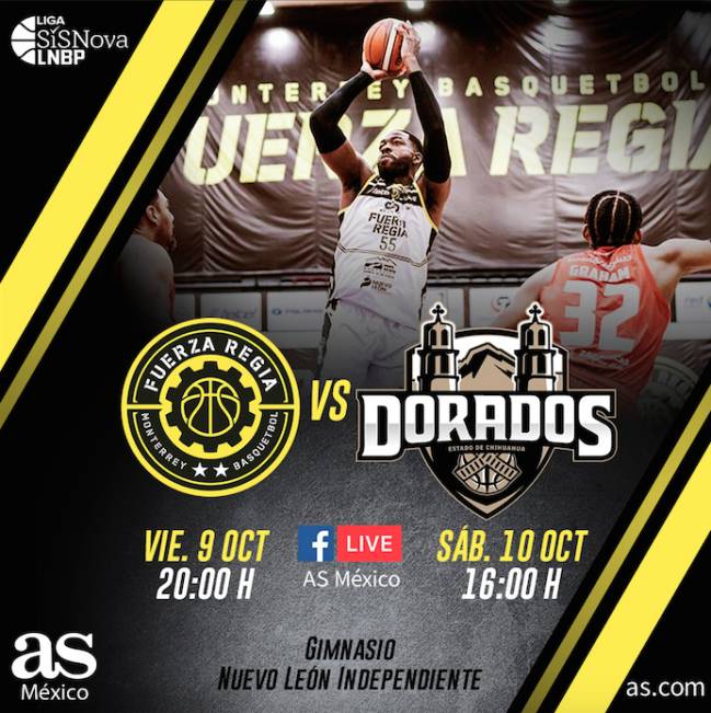 Fuerza Regia vs. Dorados de Chihuahua, en vivo por FB Live (AS México)