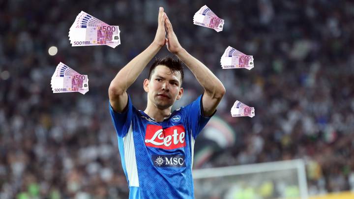 El 'Chucky' Lozano es el tercer mejor pagado del Napoli