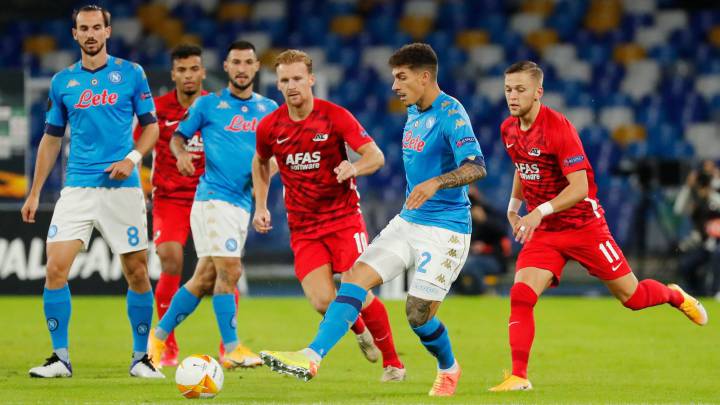 Napoli - AZ Alkmaar en vivo: Europa League en directo