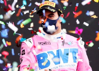 Los nueve pódiums de 'Checo' Pérez en la Fórmula 1