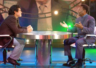 Pelé le pregunta a Maradona por los somníferos a Brasil en el 90: