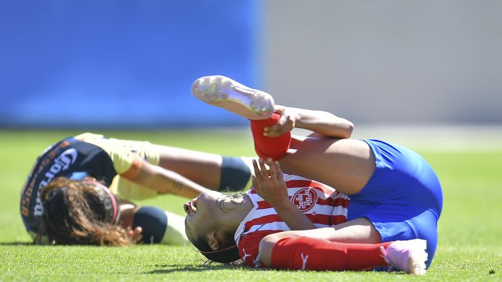 Caro Jaramillo sufrió conmoción cerebral en el América-Chivas