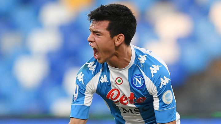 'Chucky' Lozano se lució en el triunfo del Napoli