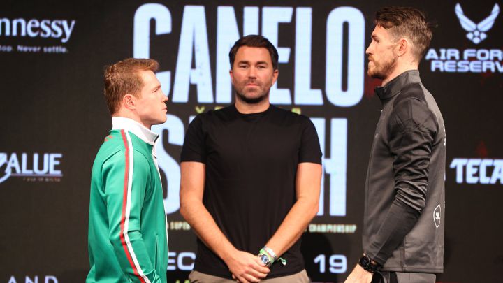 Previa del Canelo Álvarez vs Callum Smith: WBC y WBA del peso supermedio.