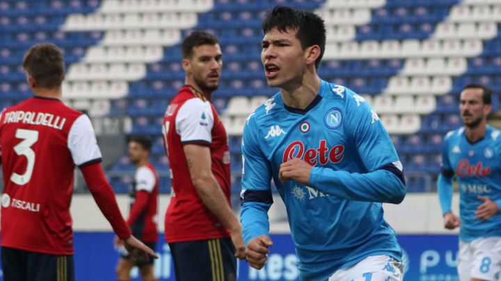 Hirving Lozano arrancó el 2021 con un gol para el Napoli