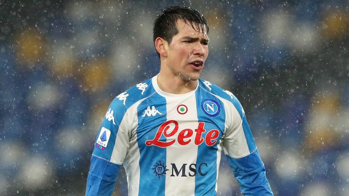 'Chucky' Lozano fue titular en la derrota del Napoli