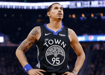 Juan Toscano regresó a la acción con los Warriors