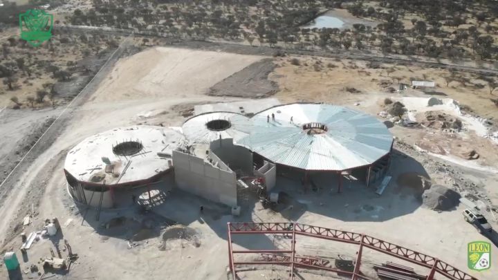 El León presume avances en construcción de su nueva casa club