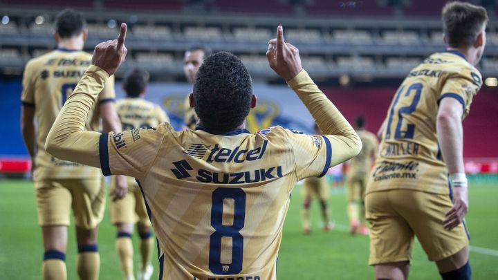 Gabriel Torres rompe la racha de Pumas sin gol, se quedó en 484 minutos