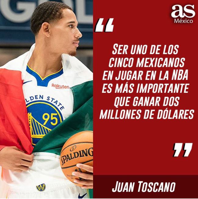Juan Toscano, jugador de los Golden State Warriors