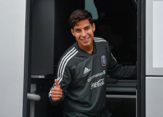 Diego Lainez, con la mira puesta en Tokio 2020