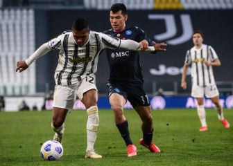 Gris participación del 'Chucky' en la derrota contra la Juventus
