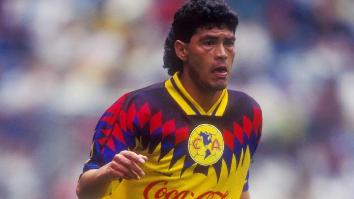 Juan Hernández durante su paso por el América
