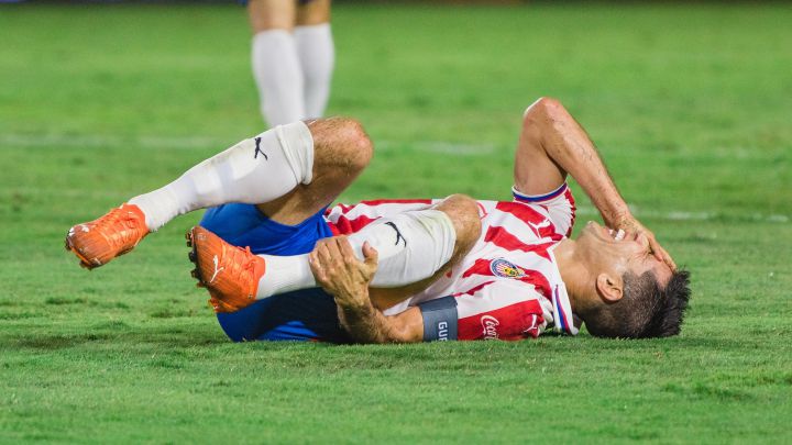 Jesús Molina se duele de una lesión