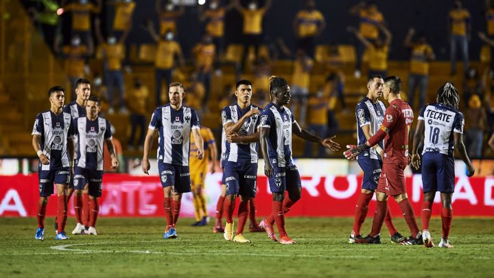 Jugadores de Monterrey después del Clásico Regio