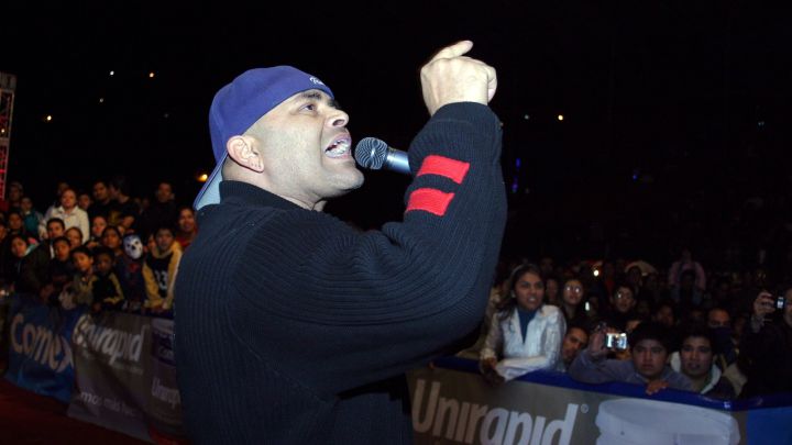 Konnan durante una función de Triple A