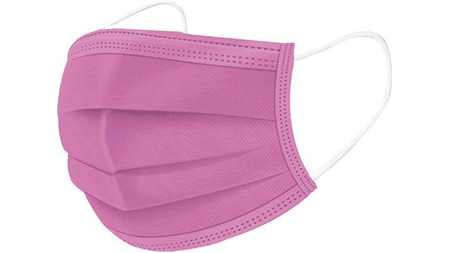 cubrebocas rosa