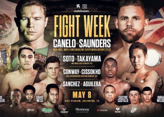 ¿Cuándo es el combate entre Canelo Álvarez y Saunders?