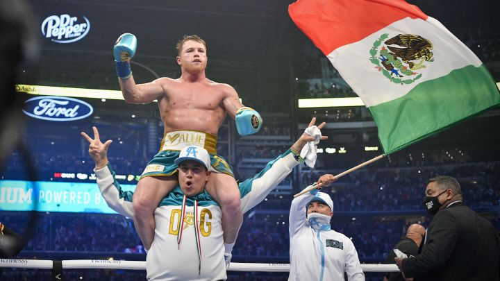 Canelo Álvarez quiere a Caleb Plant para su próximo combate.