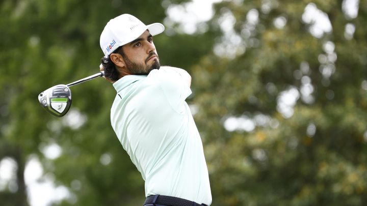 Momento en que Abraham Ancer juega en Wells Fargo