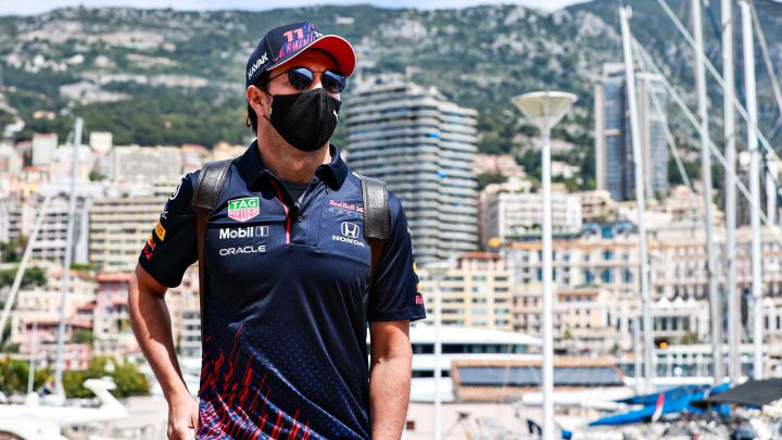 Sergio Pérez pevio a una carrera