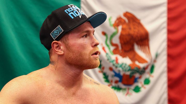 SaúL Álvarez antes de una pelea de box