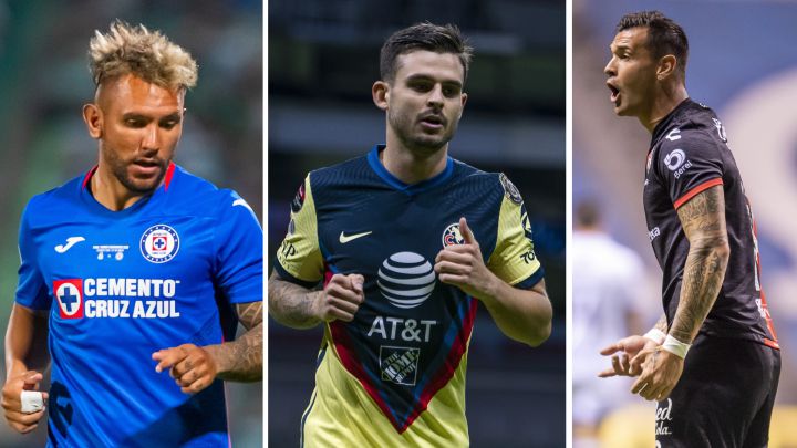 Walter Montoya, Milton Caraglio y Nico Benedetti en partidos con sus equipos
