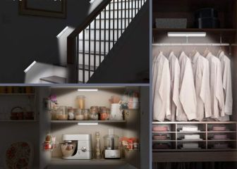Ilumina tu clóset o los armarios de la cocina con esta lámpara LED de fácil instalación