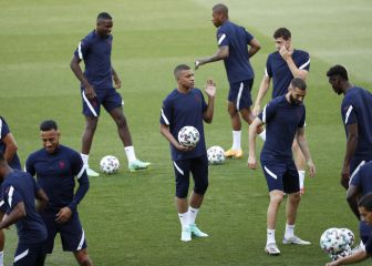 Francia, favorita para vencer a Portugal en el cierre del Grupo F