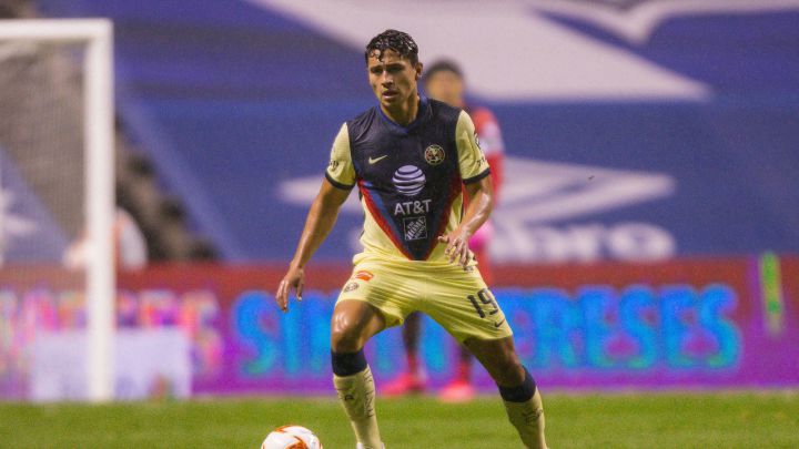 Ramón Juárez durante un partido del América