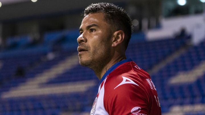 Pablo Barrera durante un partido con el Atlético de San Luis