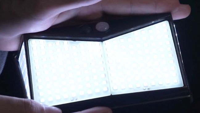luces solares para jardín