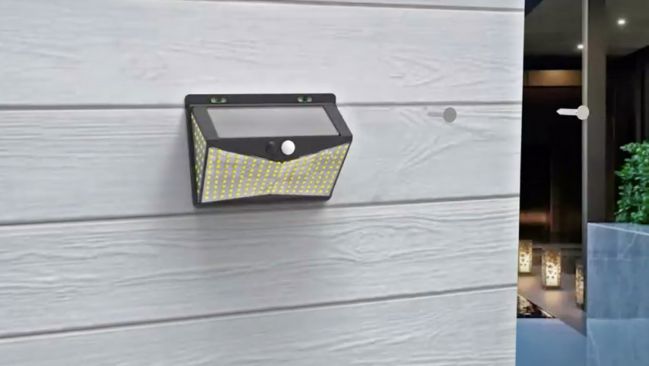luz para jardín