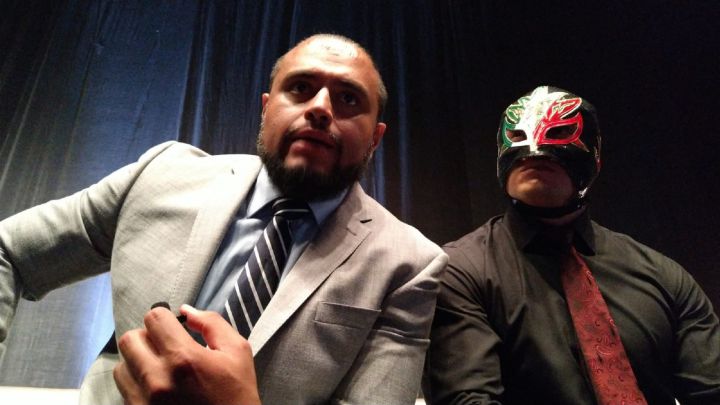 Texano Jr., durante el evento Robles Patrón Promotions