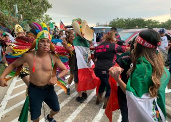 El color del México contra Costa Rica en Copa Oro