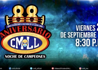 CMLL celebrará el 88 Aniversario y Homenaje a Dos Leyendas en una semana