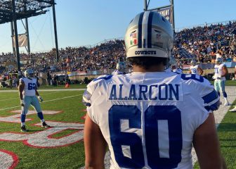 Isaac Alarcón debutó con los Cowboys en pretemporada