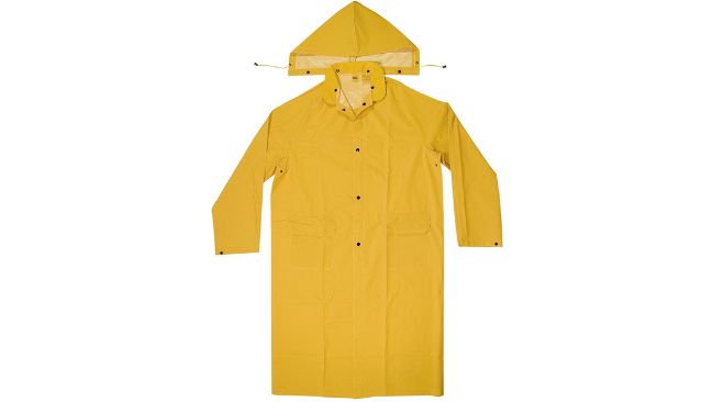 impermeable amarillo