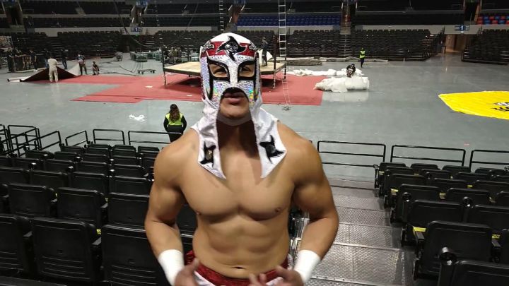Octagón Jr, durante su entrevista con AS México