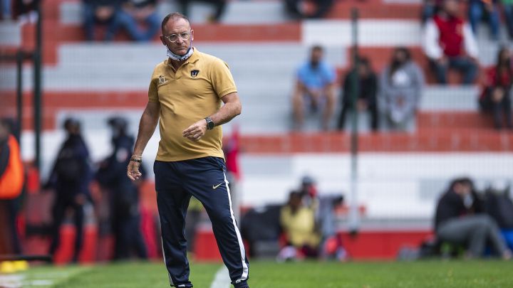 Ándrés Lillini durante el partido contra el Tolucs