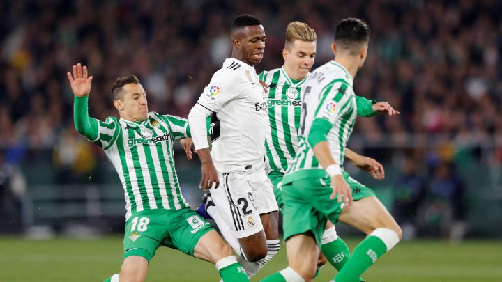 Andrés Guardado durante el partido contra el Real Madrid