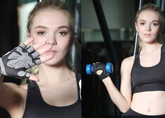 Encontramos estos guantes de entrenamiento resistentes y transpirables