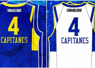 Los uniformes con los que Capitanes debutará en la G League