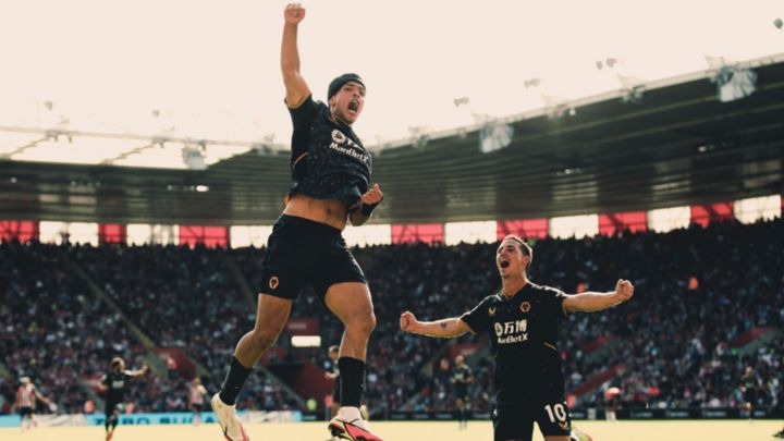 Raúl Jiménez anotó en el Wolverhampton vs Southampton