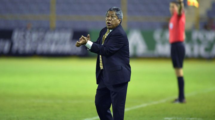 Ramón Maradiaga durante un partido de Honduras